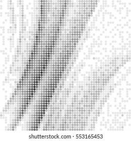 Spotted abstract background halftone effect. Vector line illustration