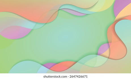 Plano de fundo abstrato pontilhado em tons suaves. Uma excelente ilustração para publicidade, cartazes, cartões postais, cartões de visita, atributos corporativos e seus outros projetos. Vetor.