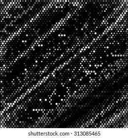 Spotted abstract grunge retro background halftone effect. Vector illustration