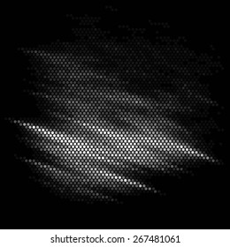 Spotted abstract halftone effect. Vector illustration background 