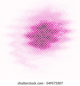 Spotted abstract purple background halftone effect. Water wave vector illustration