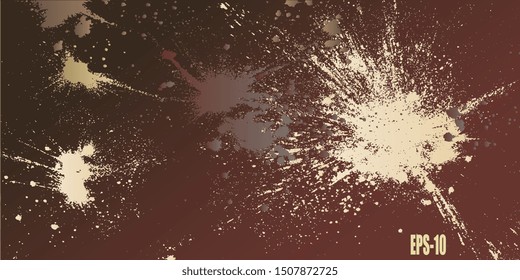 Spotted background. Blots. Surface with blots. Background for banner and business card. Abstract background. Blots and stains. Abstraction. Vector graphics