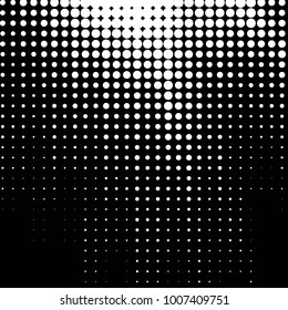 Spotted black and white grunge line background. Abstract halftone illustration background. Grunge grid polka dot background pattern
