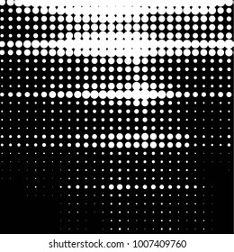 Spotted black and white grunge line background. Abstract halftone illustration background. Grunge grid polka dot background pattern

