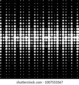 Spotted black and white grunge line background. Abstract halftone illustration background. Grunge grid polka dot background pattern
