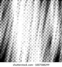 Spotted black and white grunge line background. Abstract halftone illustration background. Grunge grid polka dot background pattern
