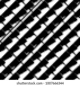 Spotted black and white grunge line background. Abstract halftone illustration background. Grunge grid polka dot background pattern
