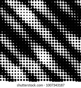 Spotted black and white grunge vector line background. Abstract halftone illustration background. Grunge grid polka dot background pattern

