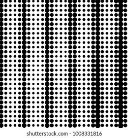 Spotted black and white grunge vector line background. Abstract halftone illustration background. Grunge grid polka dot background pattern

