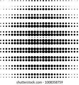 Spotted black and white grunge vector line background. Abstract halftone illustration background. Grunge grid polka dot background pattern
