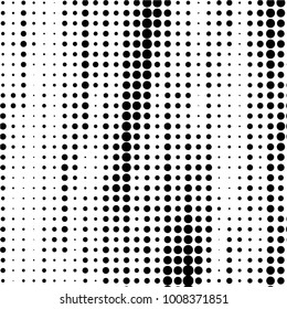 Spotted black and white grunge vector line background. Abstract halftone illustration background. Grunge grid polka dot background pattern
