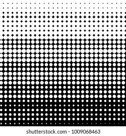 Spotted black and white grunge vector line background. Abstract halftone illustration background. Grunge grid polka dot background pattern
