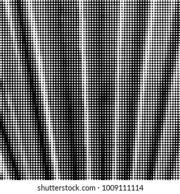 Spotted black and white grunge vector line background. Abstract halftone illustration background. Grunge grid polka dot background pattern
