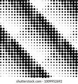 Spotted black and white grunge vector line background. Abstract halftone illustration background. Grunge grid polka dot background pattern
