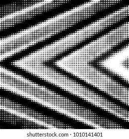 Spotted black and white grunge vector line background. Abstract halftone illustration background. Grunge grid polka dot background pattern
