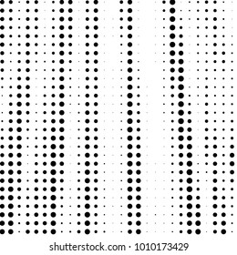 Spotted black and white grunge vector line background. Abstract halftone illustration background. Grunge grid polka dot background pattern
