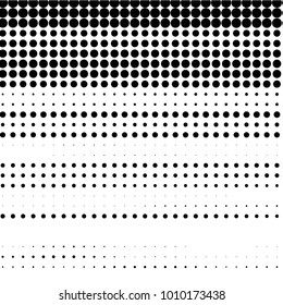 Spotted black and white grunge vector line background. Abstract halftone illustration background. Grunge grid polka dot background pattern
