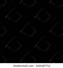 Spotted black and white grunge vector line background. Abstract halftone illustration background. Grunge grid polka dot background pattern
