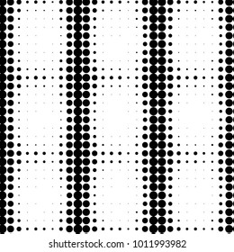 Spotted black and white grunge vector line background. Abstract halftone illustration background. Grunge grid polka dot background pattern
