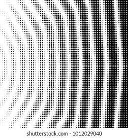 Spotted black and white grunge vector line background. Abstract halftone illustration background. Grunge grid polka dot background pattern
