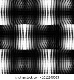 Spotted black and white grunge vector line background. Abstract halftone illustration background. Grunge grid polka dot background pattern
