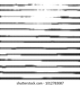 Spotted black and white grunge vector line background. Abstract halftone illustration background. Grunge grid polka dot background pattern
