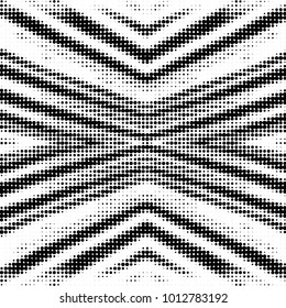 Spotted black and white grunge vector line background. Abstract halftone illustration background. Grunge grid polka dot background pattern
