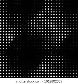 Spotted black and white grunge vector line background. Abstract halftone illustration background. Grunge grid polka dot background pattern
