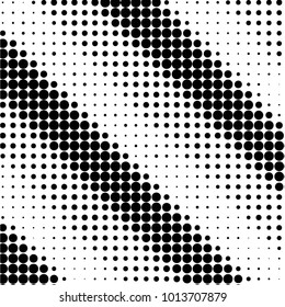 Spotted black and white grunge vector line background. Abstract halftone illustration background.  