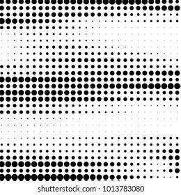 Spotted black and white grunge vector line background. Abstract halftone illustration background.  