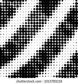 Spotted black and white grunge vector line background. Abstract halftone illustration background.  