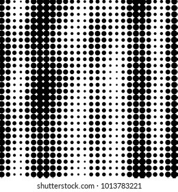 Spotted black and white grunge vector line background. Abstract halftone illustration background.  