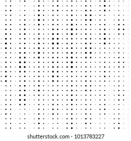 Spotted black and white grunge vector line background. Abstract halftone illustration background.  