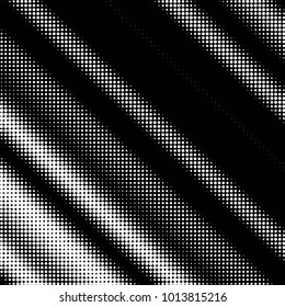 Spotted black and white grunge vector line background. Abstract halftone illustration background. Grunge grid dot background pattern