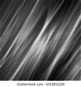 Spotted black and white grunge vector line background. Abstract halftone illustration background. Grunge grid dot background pattern