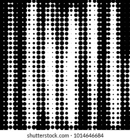 Spotted black and white grunge vector line background. Abstract halftone illustration background. Grunge grid polka dot background pattern
