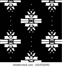 Spotted black and white grunge vector line background. Abstract halftone illustration background. Grunge grid polka dot background pattern
