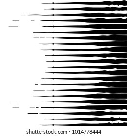 Spotted black and white grunge vector line background. Abstract halftone illustration background. Grunge grid polka dot background pattern
