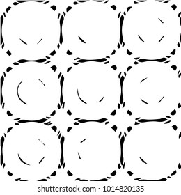 Spotted black and white grunge vector line background. Abstract halftone illustration background. Grunge grid polka dot background pattern

