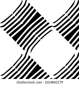 Spotted black and white grunge vector line background. Abstract halftone illustration background. Grunge grid polka dot background pattern
