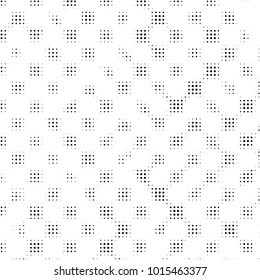 Spotted black and white grunge vector line background. Abstract halftone illustration background. Grunge grid polka dot background pattern
