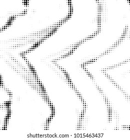 Spotted black and white grunge vector line background. Abstract halftone illustration background. Grunge grid polka dot background pattern
