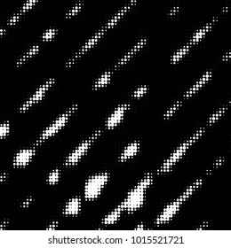 Spotted black and white grunge vector line background. Abstract halftone illustration background. Grunge grid polka dot background pattern
