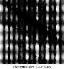 Spotted black and white grunge vector line background. Abstract halftone illustration background. Grunge grid polka dot background pattern
