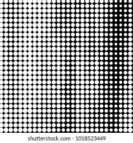 Spotted black and white grunge vector line background. Abstract halftone illustration background. Grunge grid polka dot background pattern
