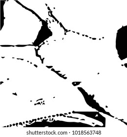 Spotted black and white grunge vector line background. Abstract halftone illustration background. Grunge grid polka dot background pattern
