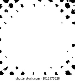 Spotted black and white grunge vector line background. Abstract halftone illustration background. Grunge grid polka dot background pattern
