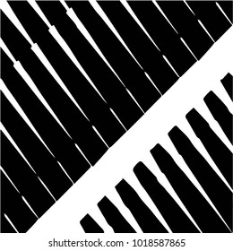 Spotted black and white grunge vector line background. Abstract halftone illustration background. Grunge grid polka dot background pattern

