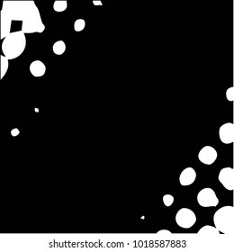Spotted black and white grunge vector line background. Abstract halftone illustration background. Grunge grid polka dot background pattern
