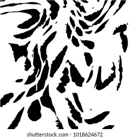 Spotted black and white grunge vector line background. Abstract halftone illustration background. Grunge grid polka dot background pattern
